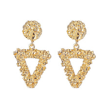 Load image into Gallery viewer, ALIUTOM Fashion Statement Earrings Big Metal Geometric Pendant Earrings For Women Hanging Dangle Earrings Drop Earing Bohemian