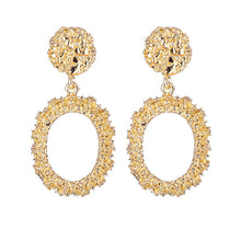 Load image into Gallery viewer, ALIUTOM Fashion Statement Earrings Big Metal Geometric Pendant Earrings For Women Hanging Dangle Earrings Drop Earing Bohemian