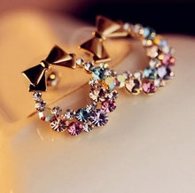 Load image into Gallery viewer, Earing Women Brinco Brincos Oorbellen 2020 Limited Direct Selling Pendientes Delicate Super Flash Colorful Bright Earrings Bow
