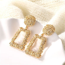 Load image into Gallery viewer, ALIUTOM Fashion Statement Earrings Big Metal Geometric Pendant Earrings For Women Hanging Dangle Earrings Drop Earing Bohemian
